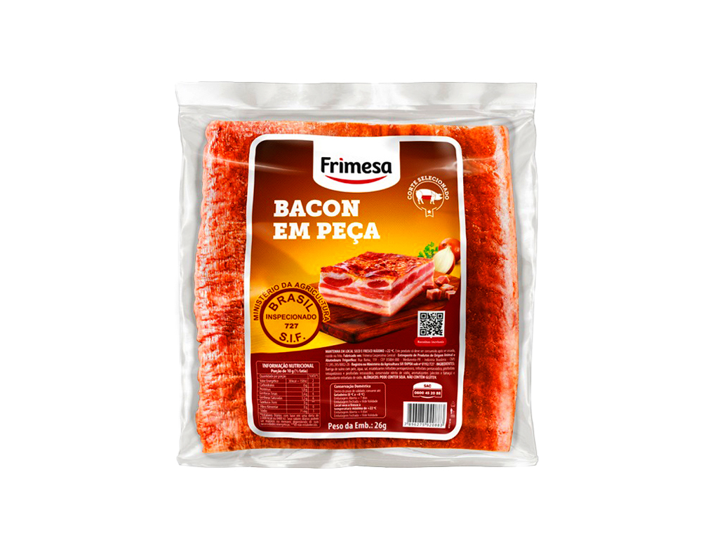 BACON MANTA FRIMESA 2 KG (CX 12,5 KG)